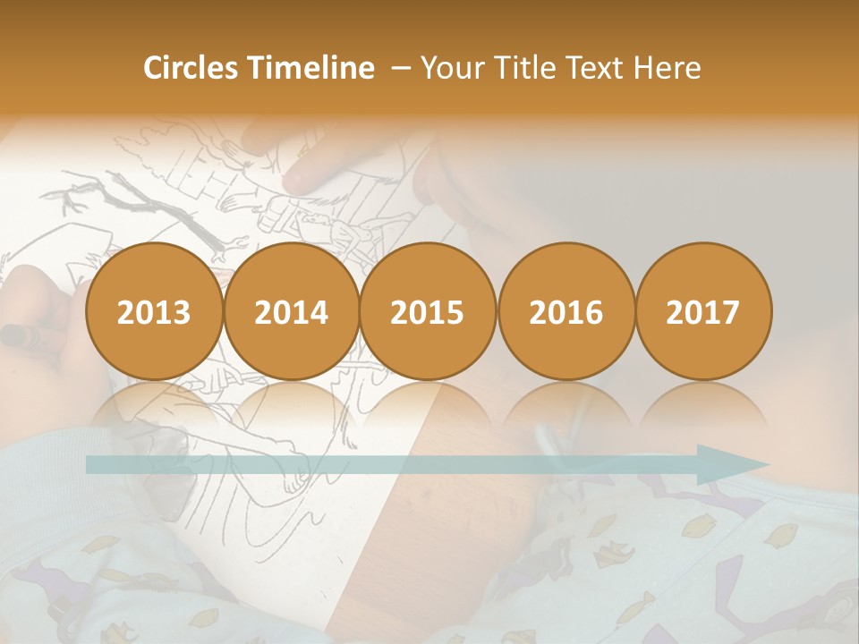 Marker Child Pastel PowerPoint Template