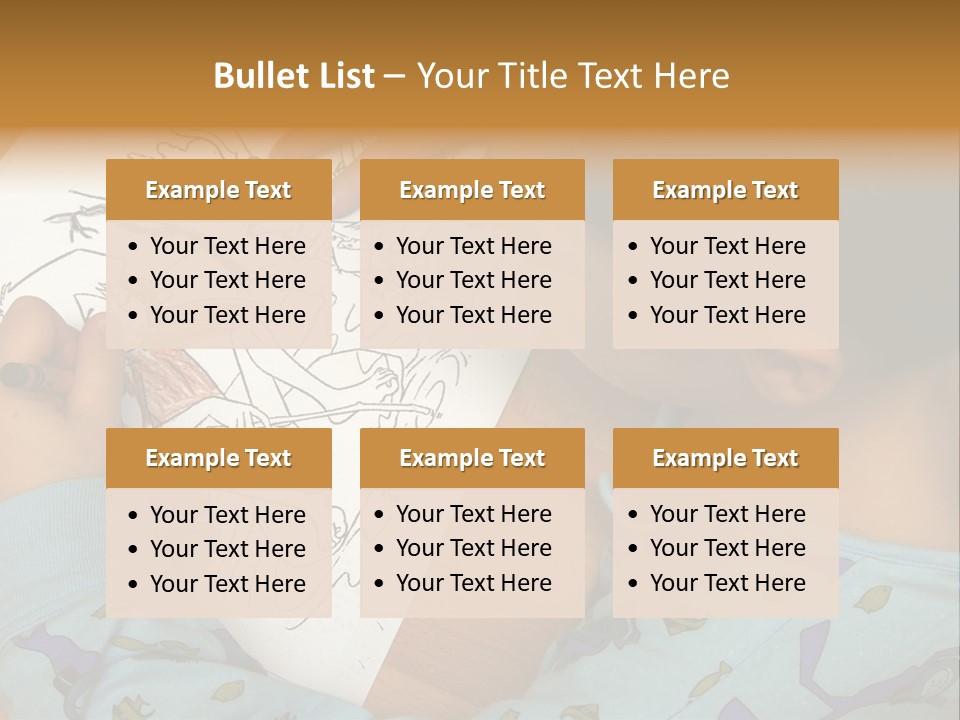 Marker Child Pastel PowerPoint Template