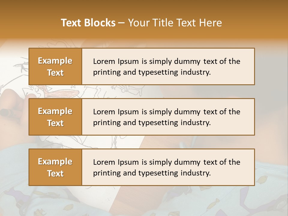 Marker Child Pastel PowerPoint Template