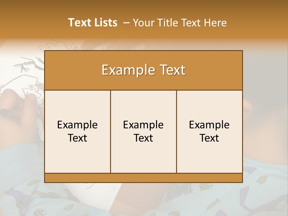 Marker Child Pastel PowerPoint Template