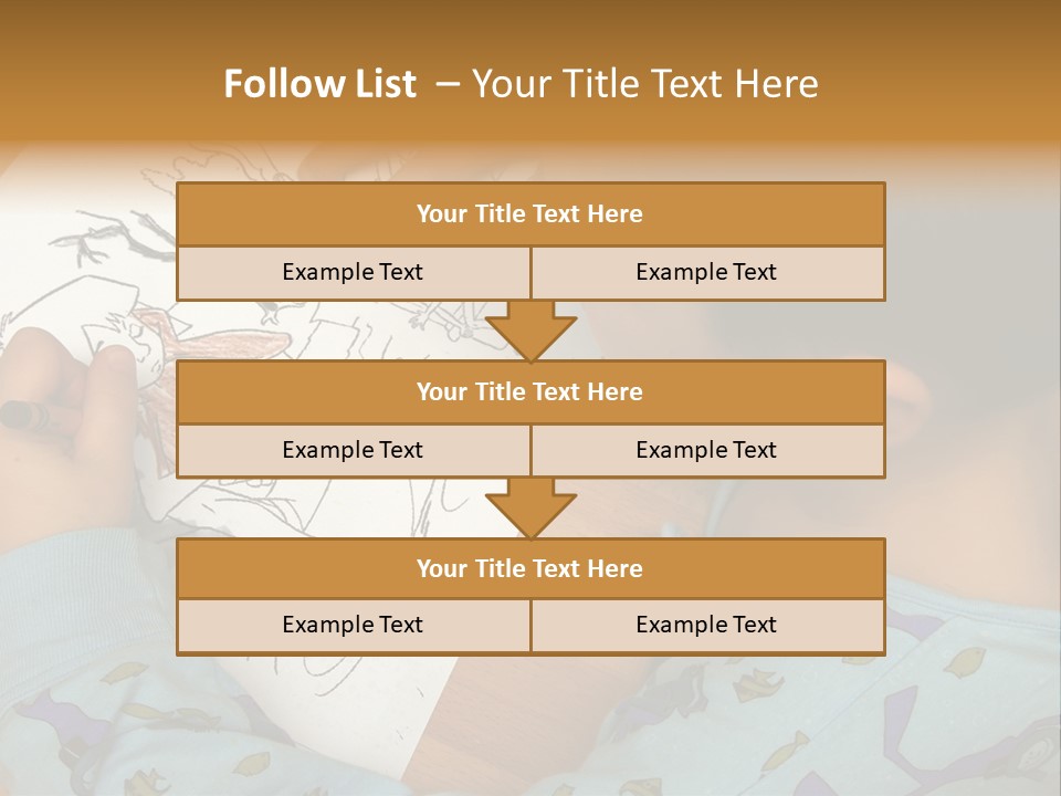 Marker Child Pastel PowerPoint Template