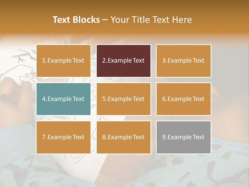 Marker Child Pastel PowerPoint Template