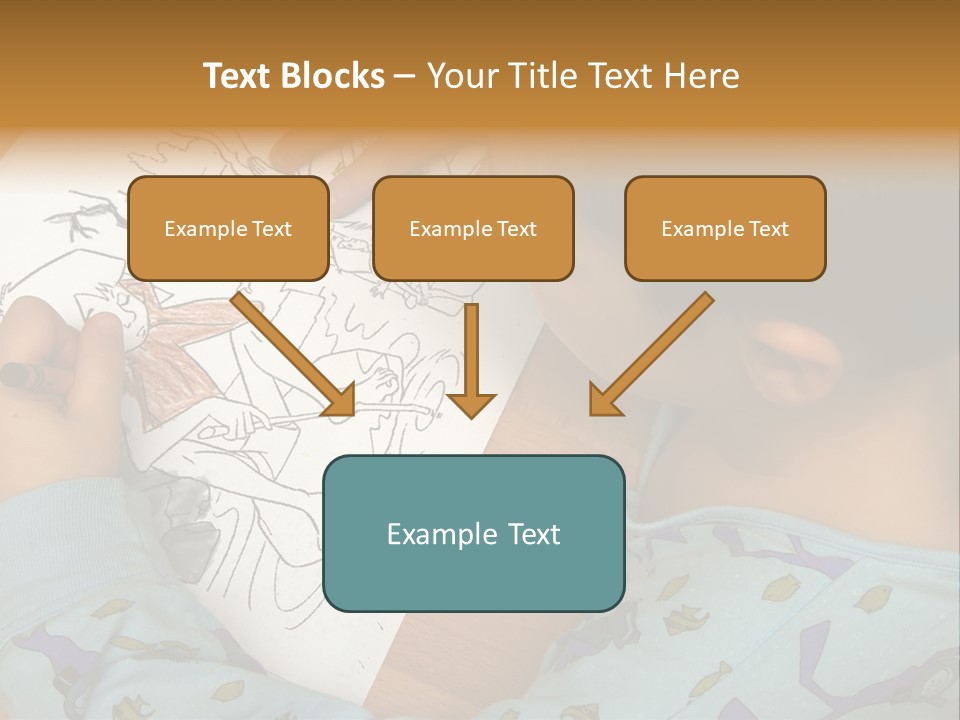 Marker Child Pastel PowerPoint Template