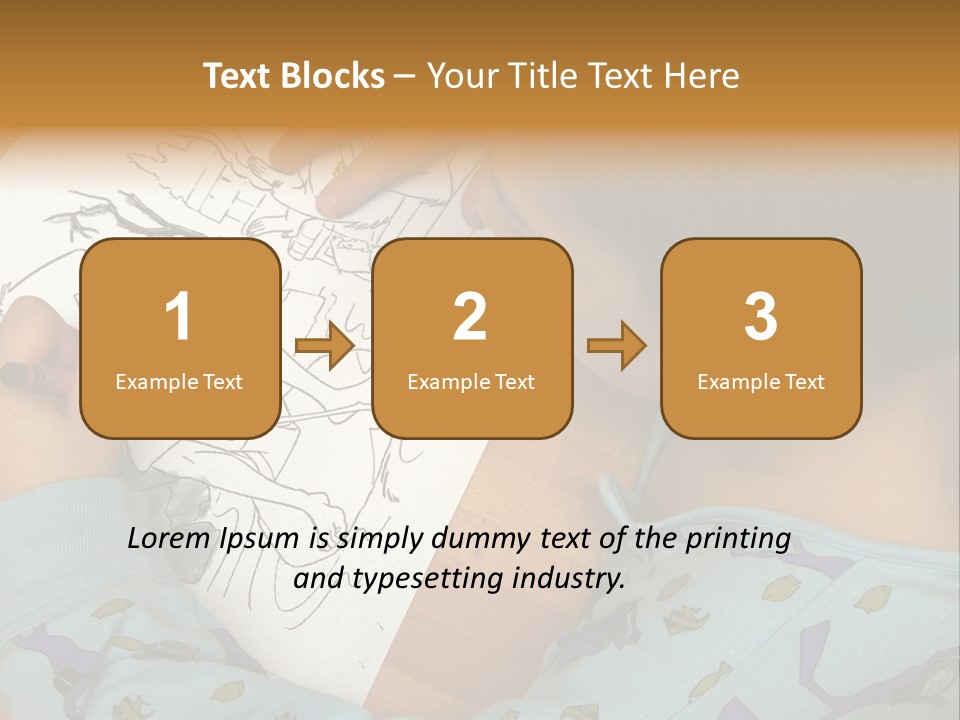 Marker Child Pastel PowerPoint Template