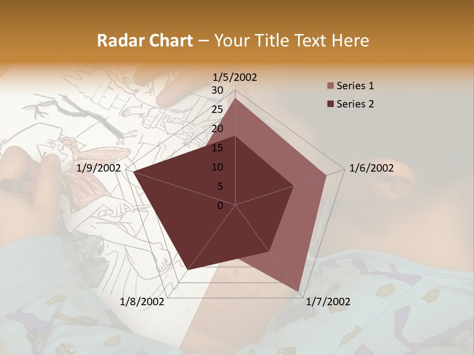 Marker Child Pastel PowerPoint Template