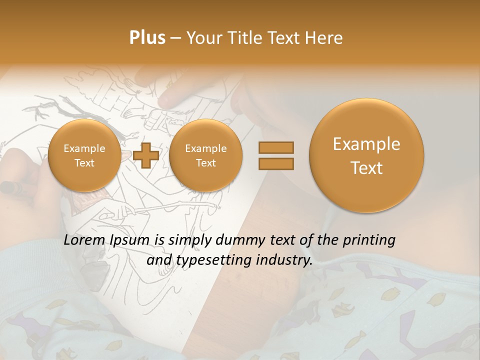 Marker Child Pastel PowerPoint Template