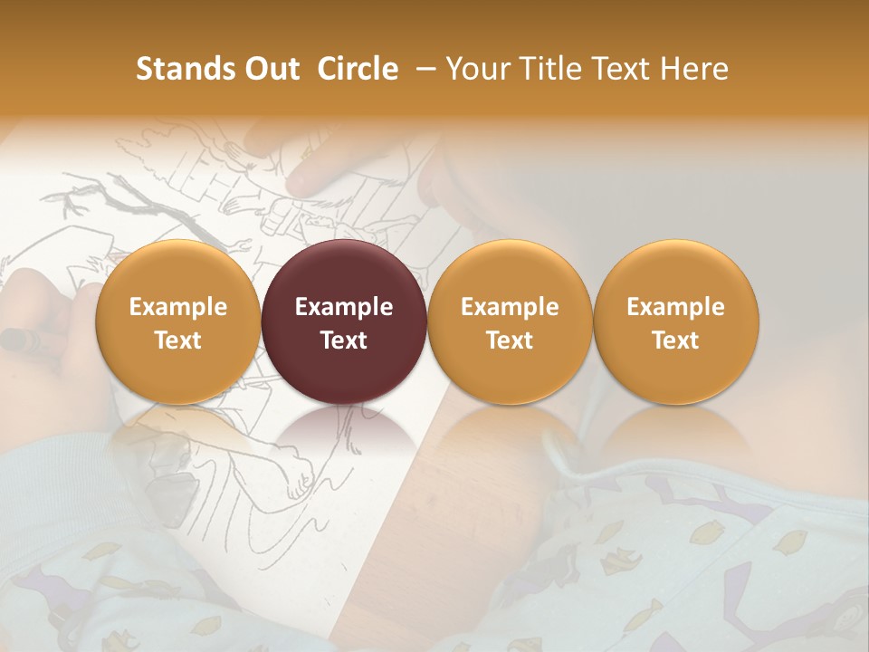 Marker Child Pastel PowerPoint Template