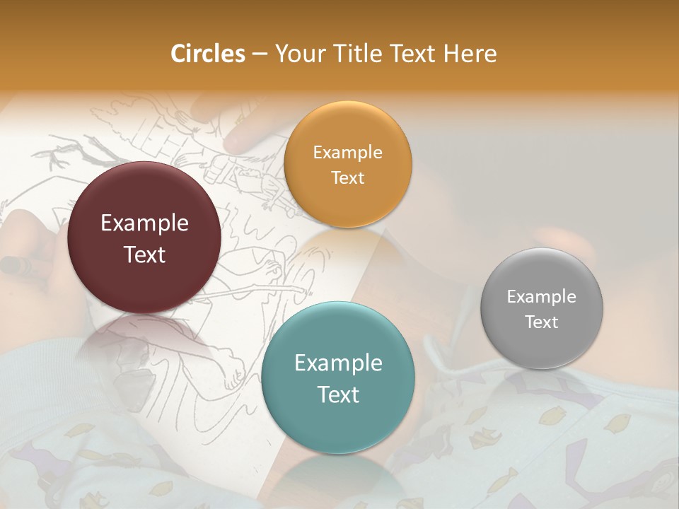 Marker Child Pastel PowerPoint Template