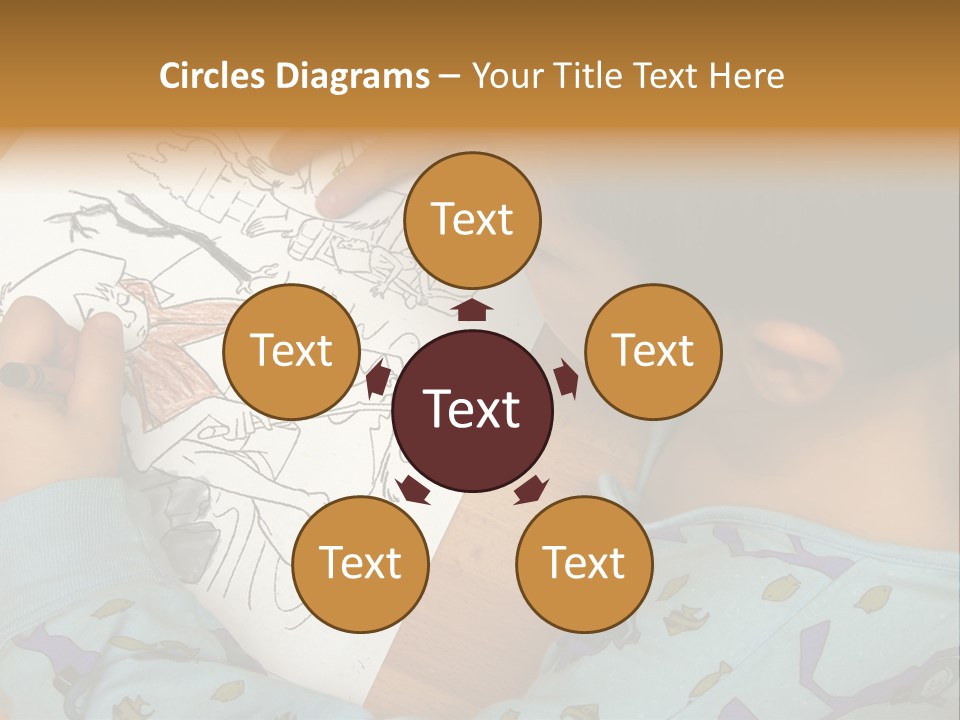 Marker Child Pastel PowerPoint Template