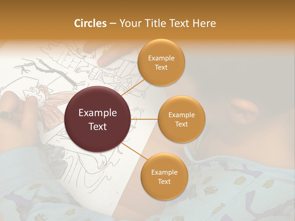 Marker Child Pastel PowerPoint Template