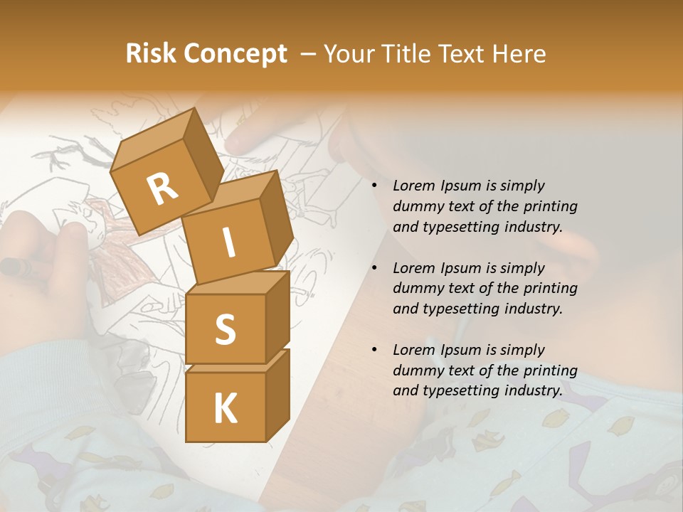 Marker Child Pastel PowerPoint Template