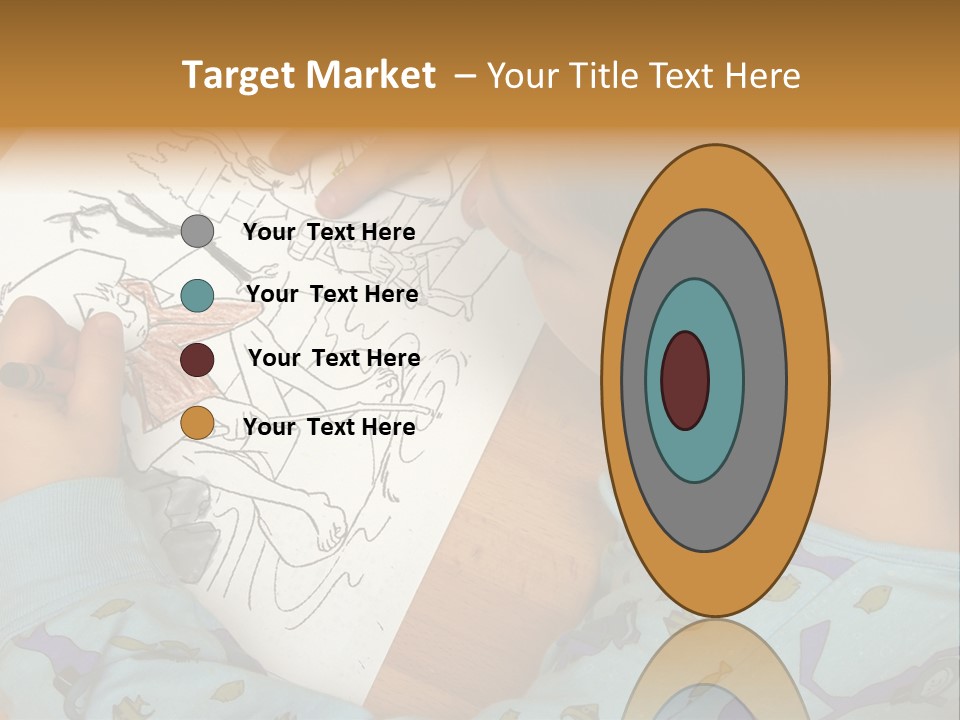 Marker Child Pastel PowerPoint Template