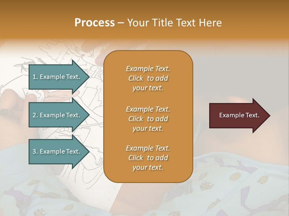 Marker Child Pastel PowerPoint Template