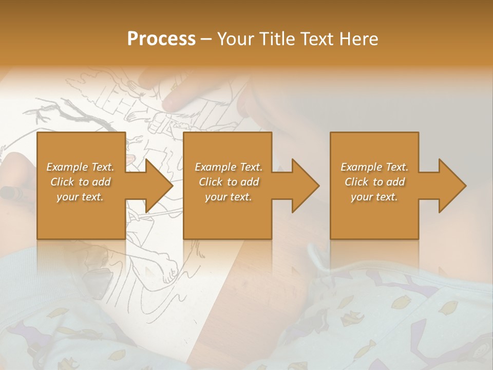 Marker Child Pastel PowerPoint Template