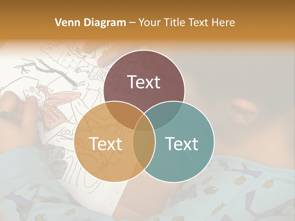 Marker Child Pastel PowerPoint Template