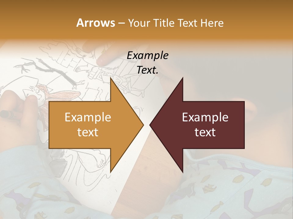 Marker Child Pastel PowerPoint Template