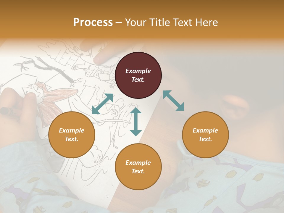 Marker Child Pastel PowerPoint Template
