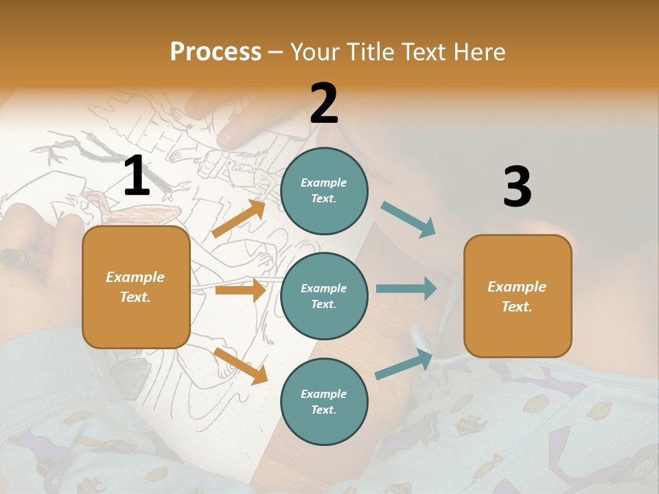 Marker Child Pastel PowerPoint Template