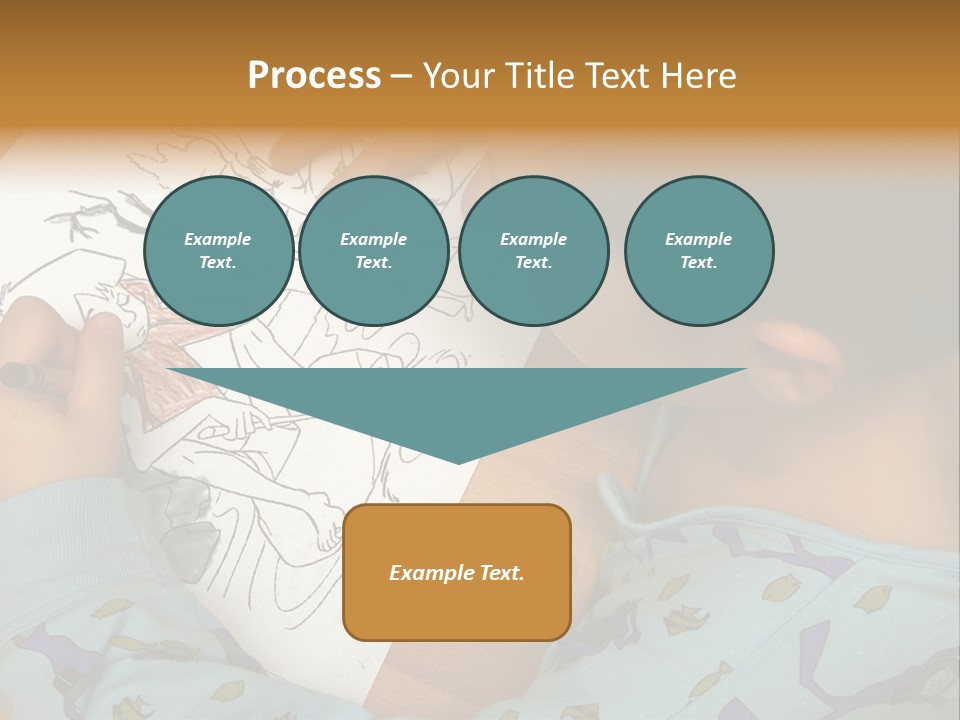 Marker Child Pastel PowerPoint Template