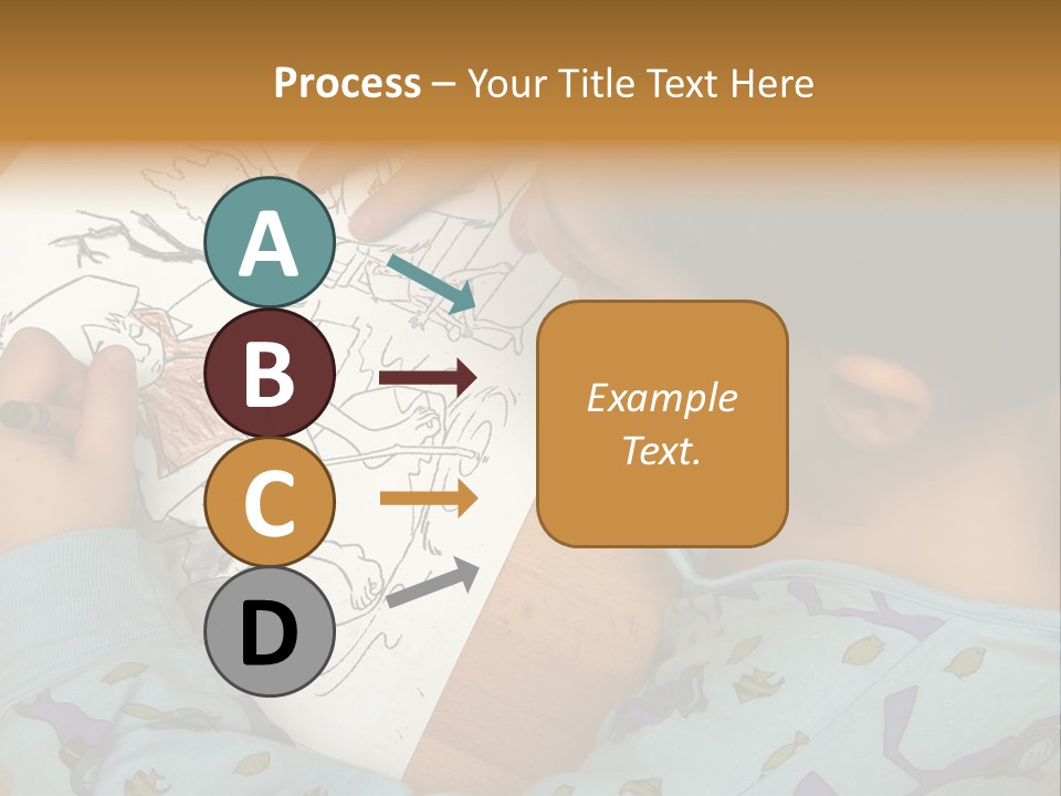 Marker Child Pastel PowerPoint Template