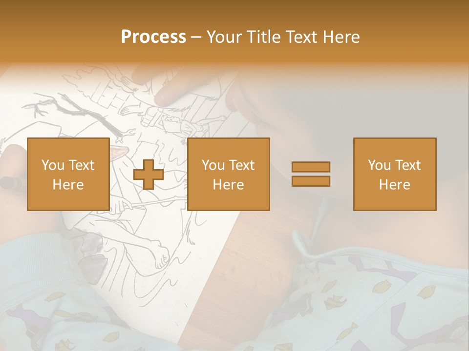 Marker Child Pastel PowerPoint Template
