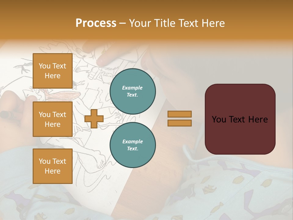 Marker Child Pastel PowerPoint Template