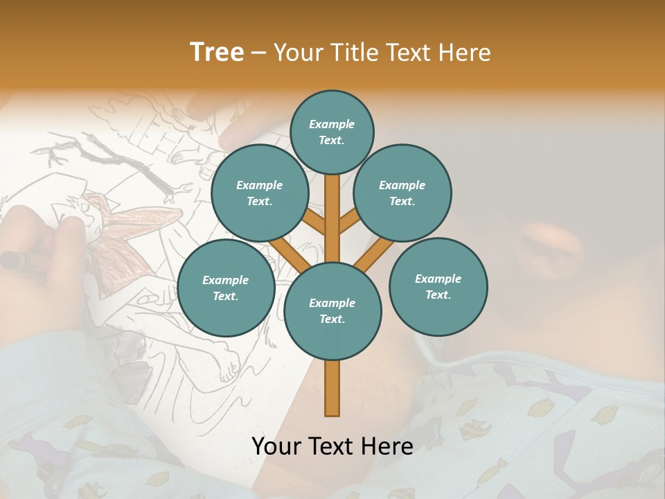 Marker Child Pastel PowerPoint Template