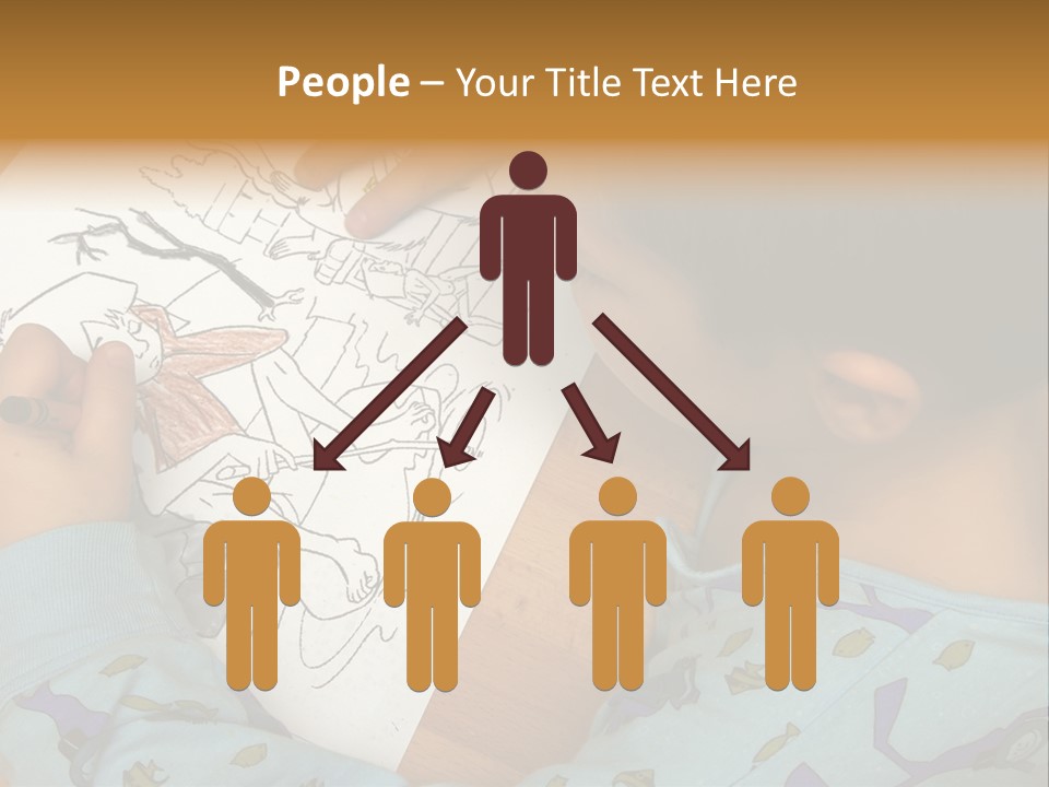 Marker Child Pastel PowerPoint Template