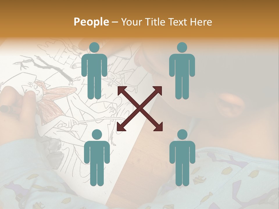 Marker Child Pastel PowerPoint Template