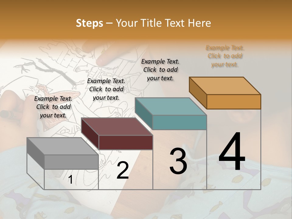 Marker Child Pastel PowerPoint Template