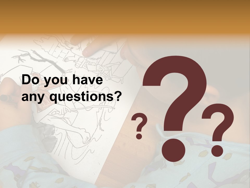 Marker Child Pastel PowerPoint Template