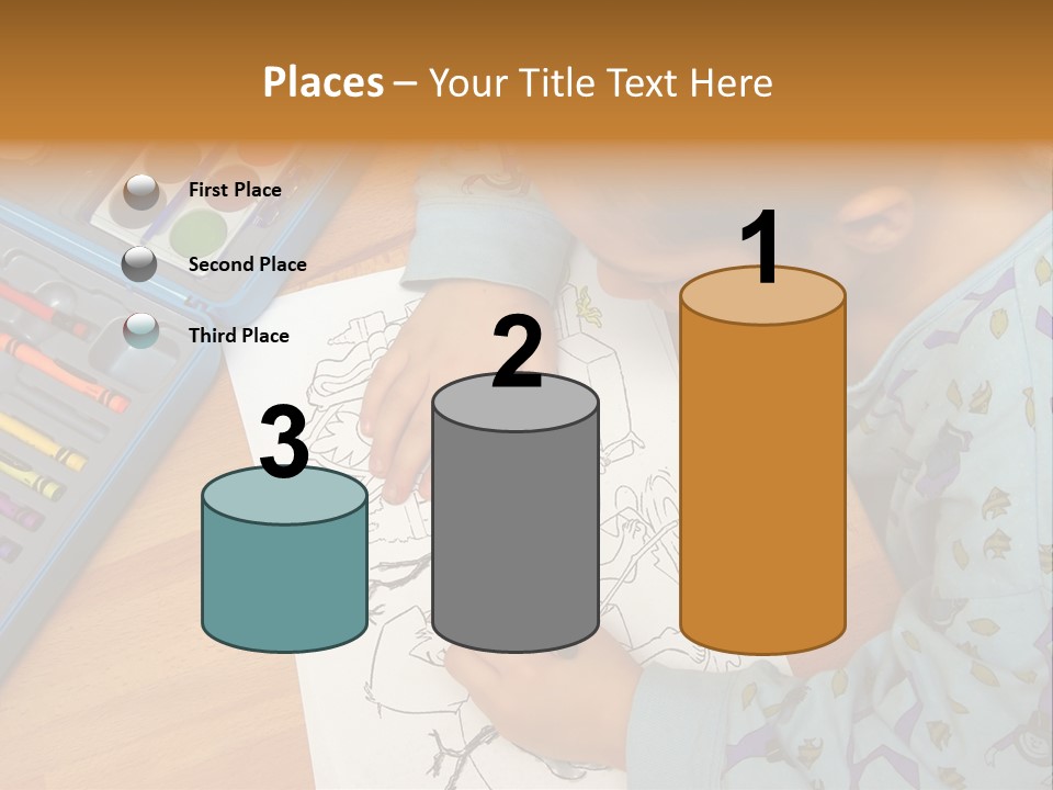 Colour Portrait Design PowerPoint Template