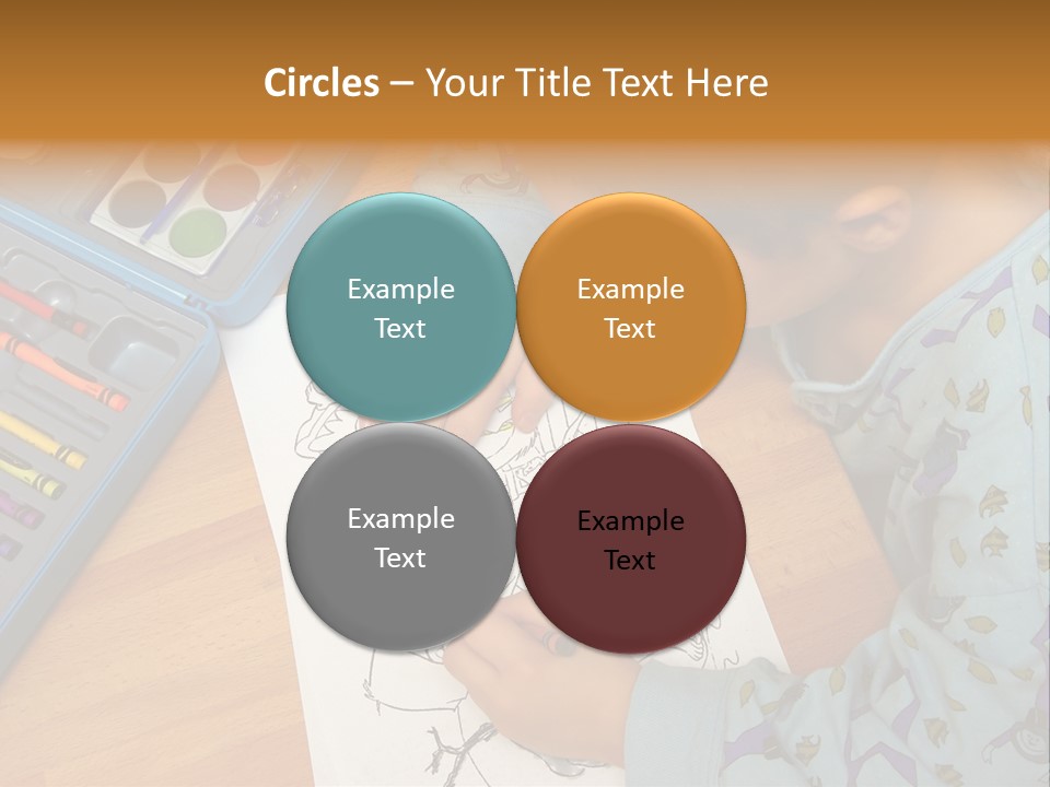 Colour Portrait Design PowerPoint Template