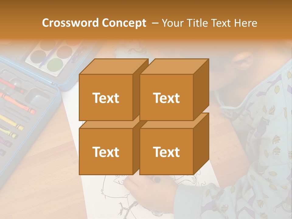 Colour Portrait Design PowerPoint Template