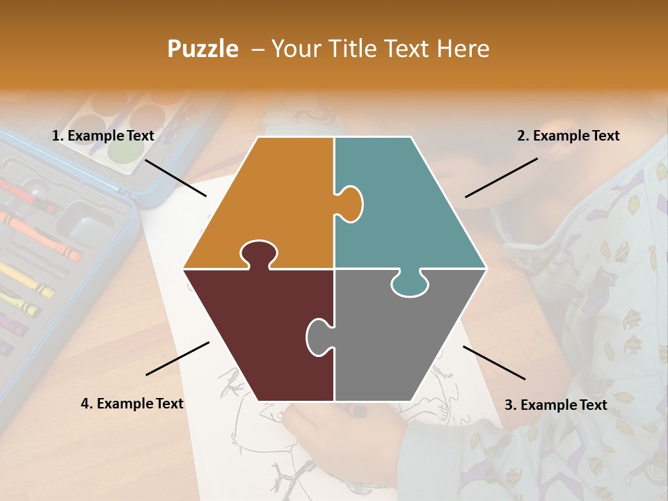 Colour Portrait Design PowerPoint Template