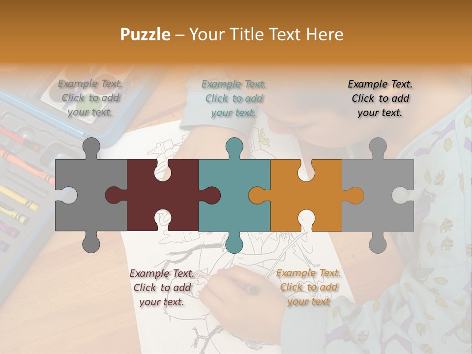 Colour Portrait Design PowerPoint Template