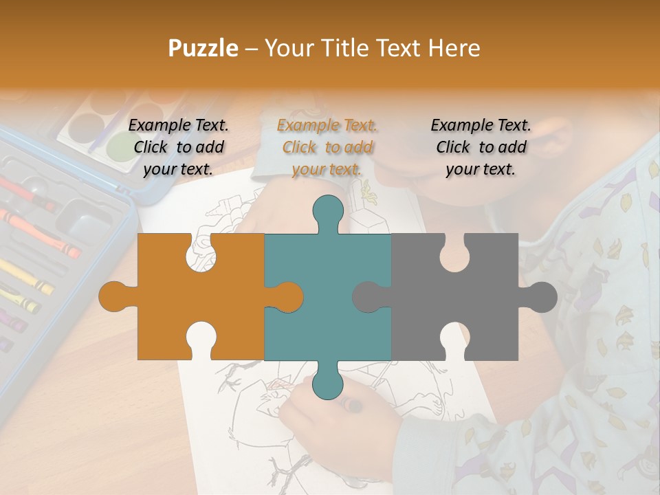 Colour Portrait Design PowerPoint Template