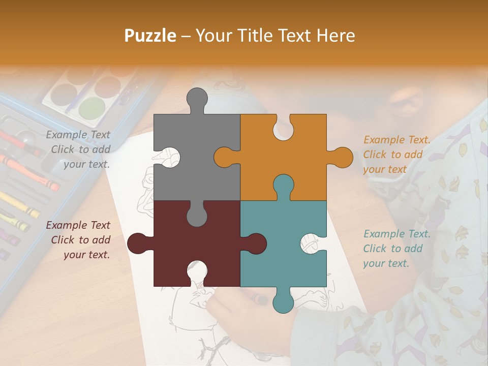 Colour Portrait Design PowerPoint Template