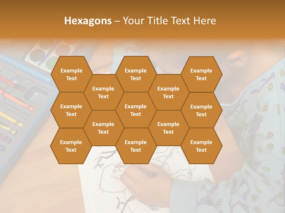 Colour Portrait Design PowerPoint Template