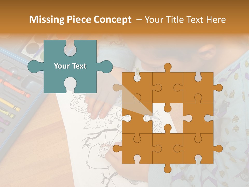 Colour Portrait Design PowerPoint Template