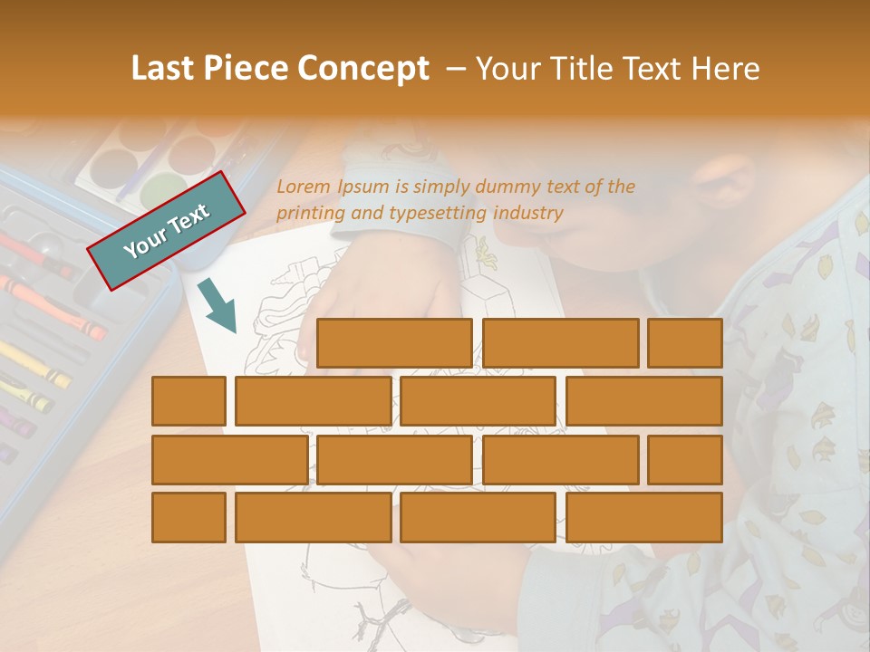 Colour Portrait Design PowerPoint Template