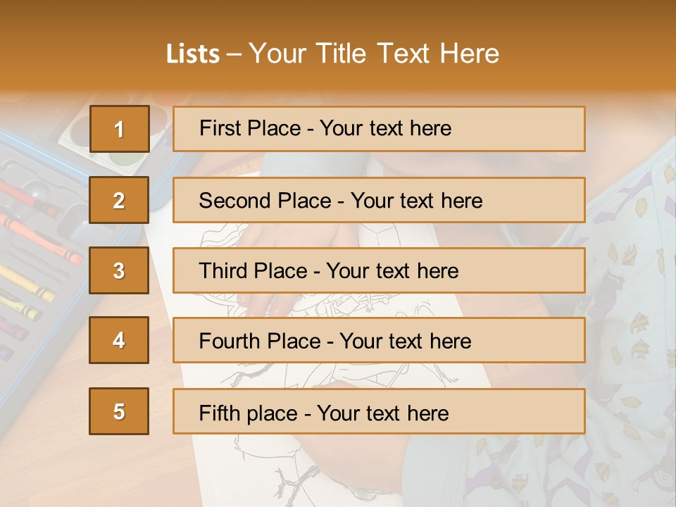 Colour Portrait Design PowerPoint Template