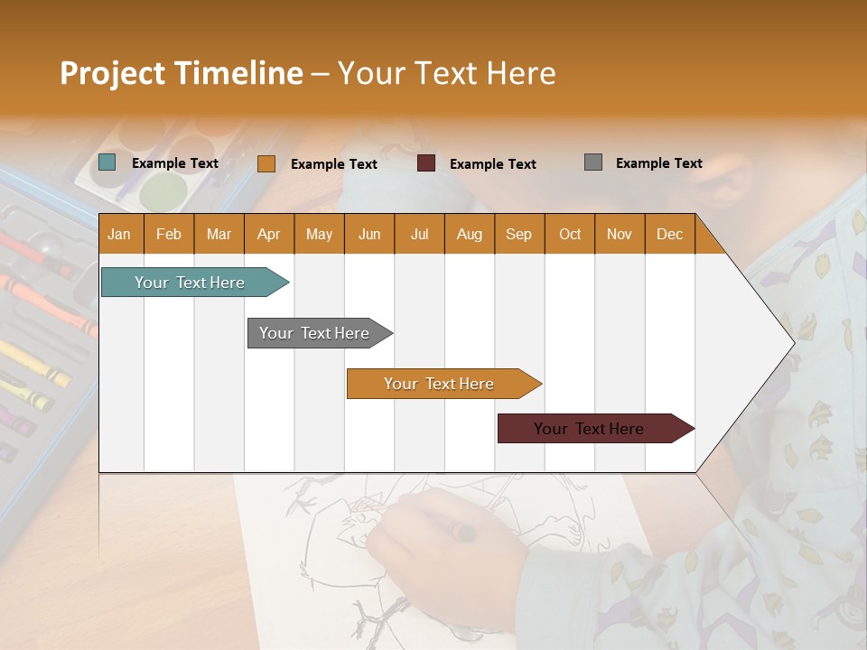 Colour Portrait Design PowerPoint Template
