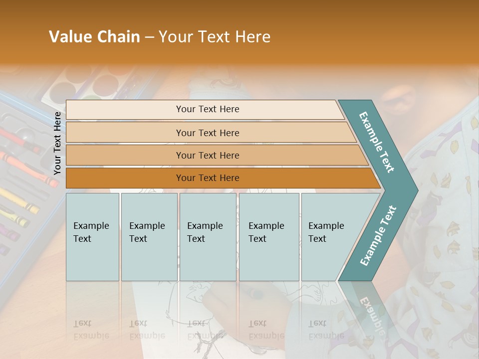 Colour Portrait Design PowerPoint Template