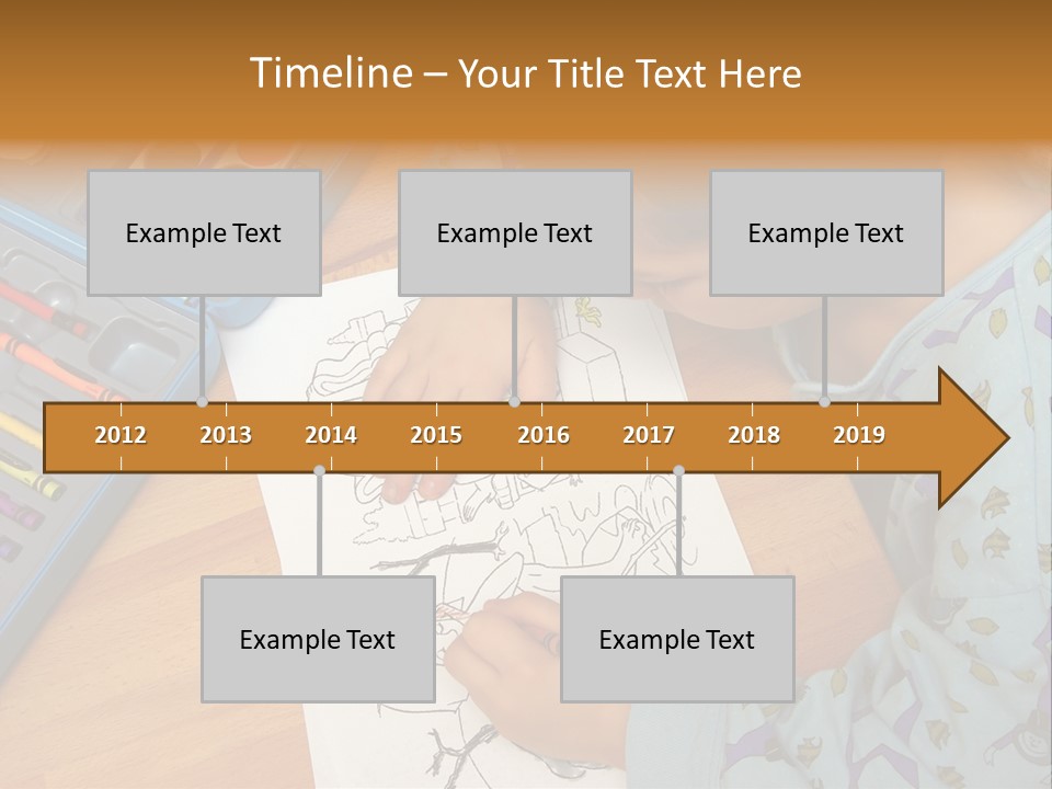 Colour Portrait Design PowerPoint Template