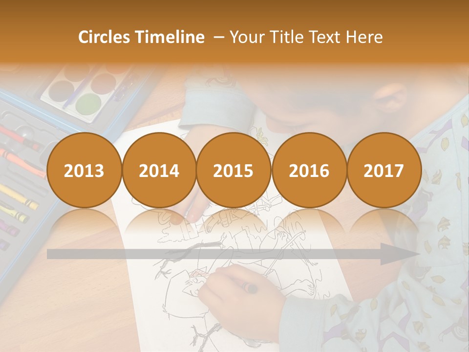 Colour Portrait Design PowerPoint Template