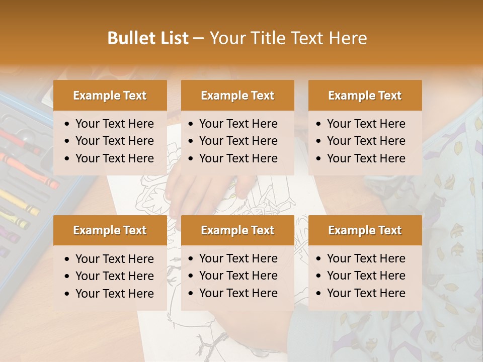 Colour Portrait Design PowerPoint Template