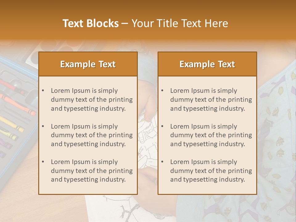 Colour Portrait Design PowerPoint Template