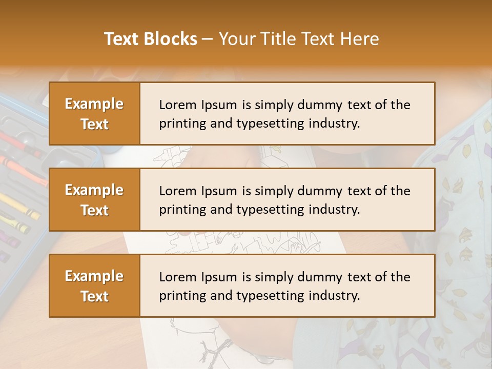 Colour Portrait Design PowerPoint Template