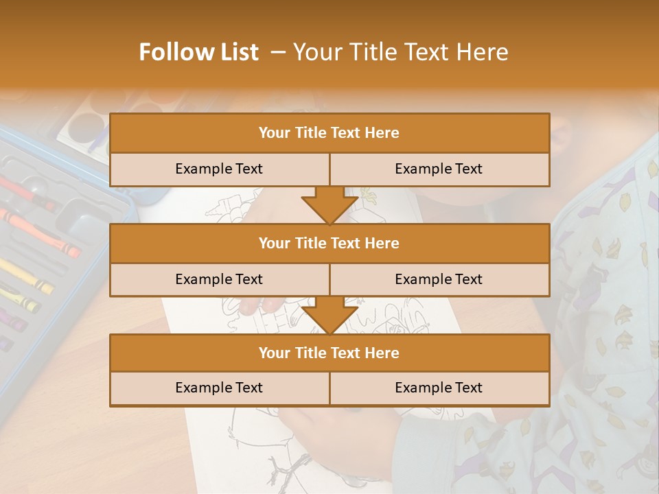 Colour Portrait Design PowerPoint Template